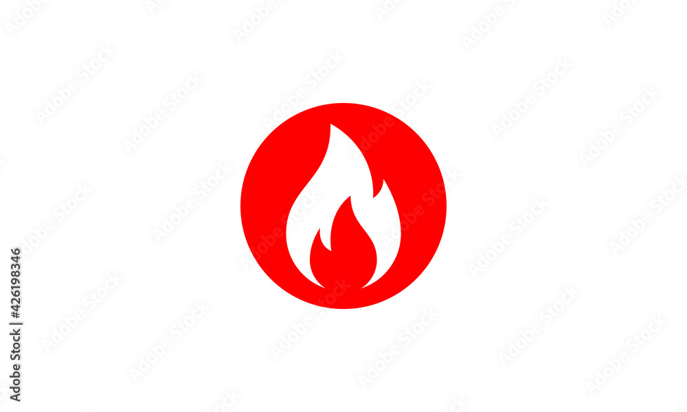 Hot vector icon on white background Hot vector icon on white background
