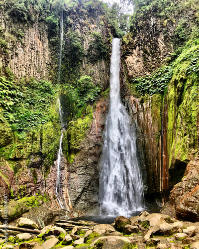 waterfall in the forest of Costa Rica