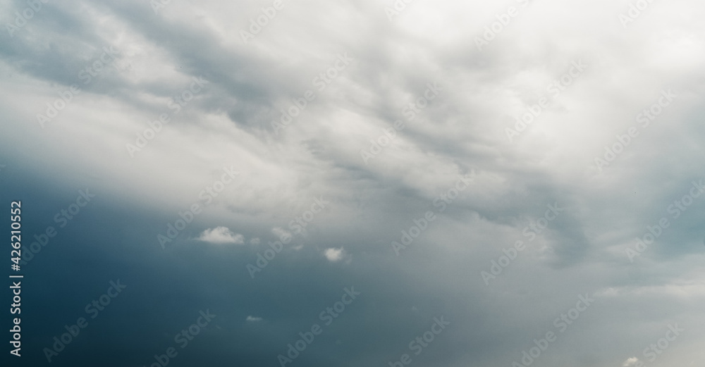 Cloudy sky. Background for design work.