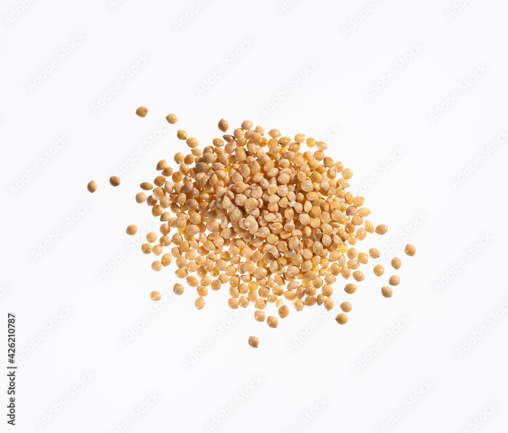 Healthy millet seeds with space for text - Healthy Cereal