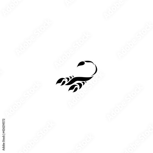 abstract scorpion logo