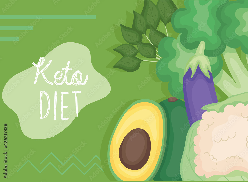 Fototapeta premium Keto diet food