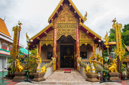 Temple of Wat Klang Wiang in Chiang Rai, Thailand photo