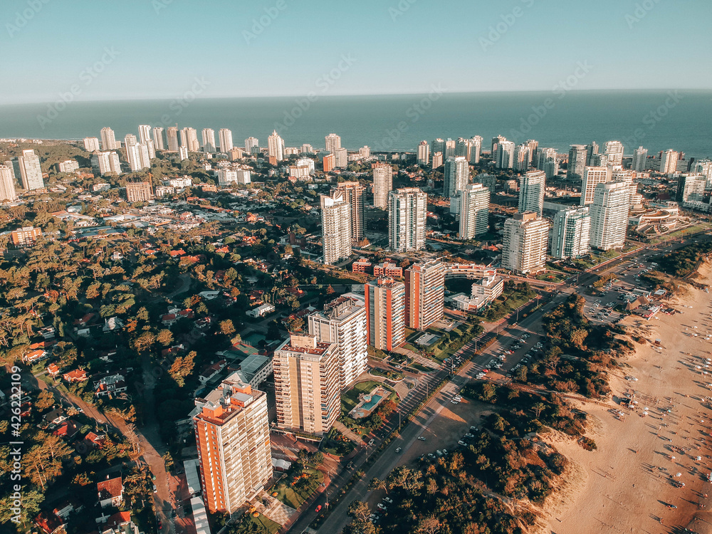 Fototapeta premium Playa Mansa, Punta del Este 