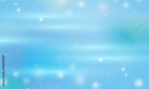背景 キラキラ　水色　グラデ