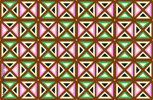 Indonesian batik motif, Batik is a technique of wax-resist dyeing applied to whole cloth, or cloth made using this technique originated from Indonesia. EPS 10
