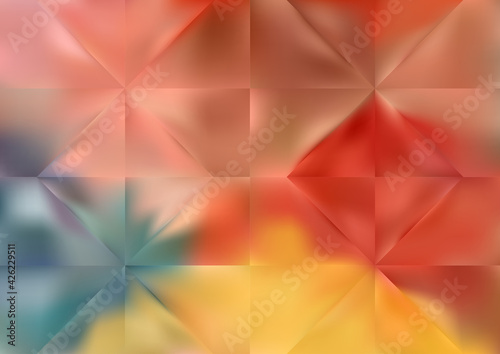 Red Yellow and Blue Background