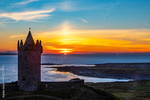 Doonagore Tower, Doolin, County Clare, Ireland © brianluke