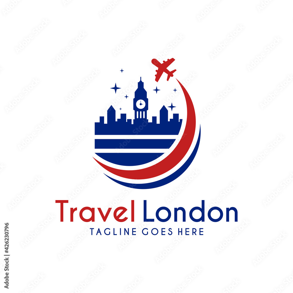 travel logo to london - england