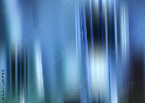 Dark Blue Abstract Shiny Vertical Lines and Stripes Background