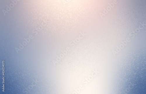 Frosted glass half transparent textured background. Delicate blue light empty abstract template.