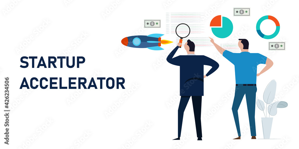 startup accelerator accelerate small business entrepreneur technology rocket fly chart and coding startup accelerator accelerate small business entrepreneur technology rocket fly chart and coding