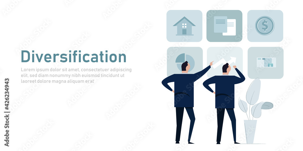 diversification of asset or investment allocation by fund manager to increase revenue and avoid risk concept of management allocation diversification of asset or investment allocation by fund manager to increase revenue and avoid risk concept of management allocation