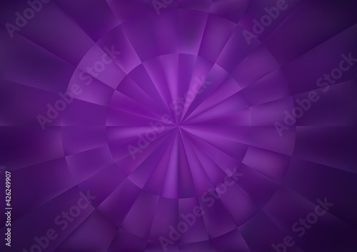 Dark Purple Abstract Geometric Illusion Background