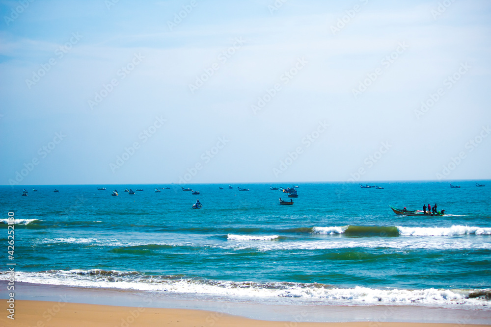 Life of Fishermen. This photo was taken on the Sea Shore of Kakinada, the smart city of India. Life of Fishermen. This photo was taken on the Sea Shore of Kakinada, the smart city of India.