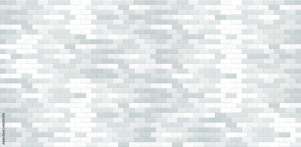 Modern white brick wall texture for wallpaper, background, gallery. White texture, seamless brick wall. Seamless repeatable minimal white painted brick wall pattern background. Vector illustration Modern white brick wall texture for wallpaper, background, gallery. White texture, seamless brick wall. Seamless repeatable minimal white painted brick wall pattern background. Vector illustration