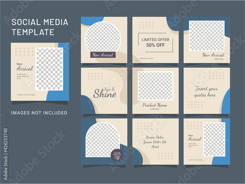 Template Puzzle Fashion Women Instagram Post