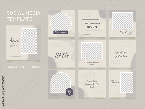 Instagram Template Fashion Women Puzzle Feed