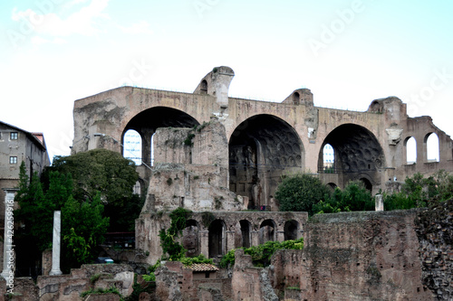 Basilica of Maxentius and Constantine   Basilica di Massenzio  - roman forum - Rome  Italy