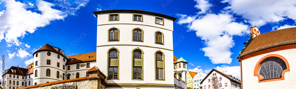 old town of fussen - bavaria old town of fussen - bavaria