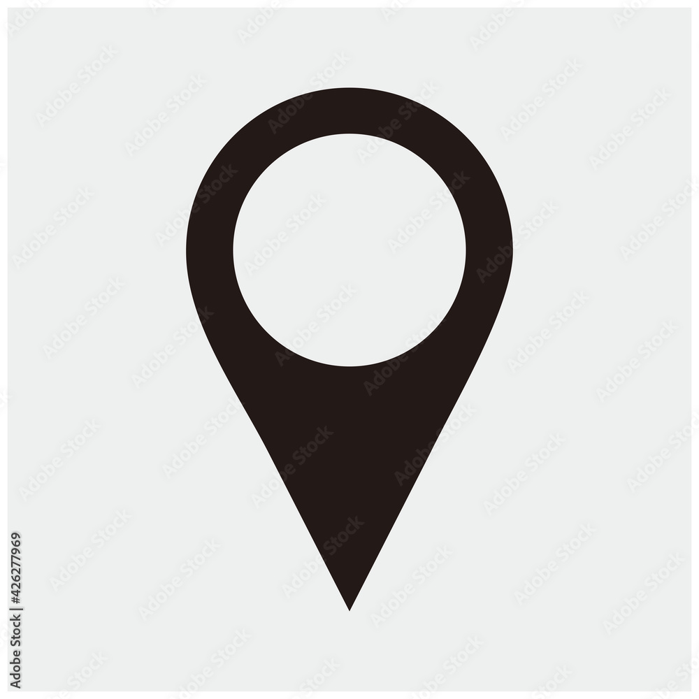 pin locator icon vector design template pin locator icon vector design template