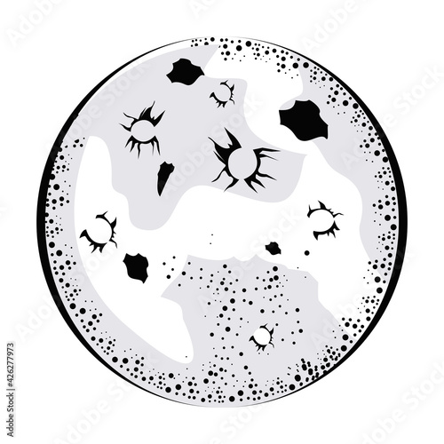 fullmoon phase lunar