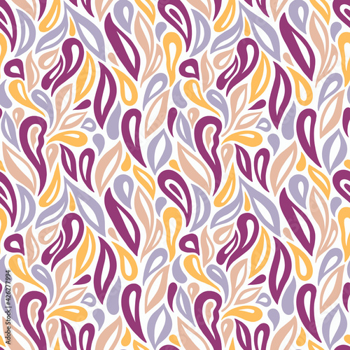 Abstract seamless graphic pattern. Design of fabric, wallpaper, packaging.
