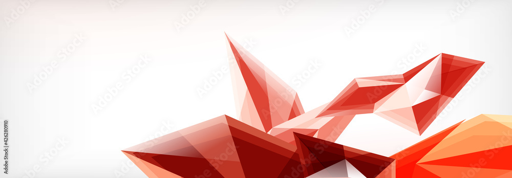 Vector 3d triangles and pyramids abstract background for business or technology presentations, internet posters or web brochure covers Vector 3d triangles and pyramids abstract background for business or technology presentations, internet posters or web brochure covers