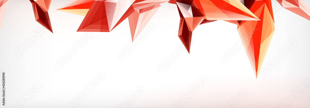 Vector 3d triangles and pyramids abstract background for business or technology presentations, internet posters or web brochure covers Vector 3d triangles and pyramids abstract background for business or technology presentations, internet posters or web brochure covers