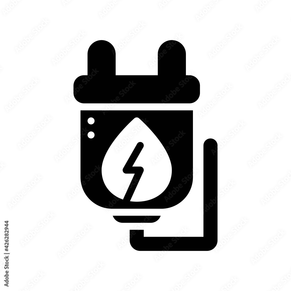 charger icon in solid style isolated on white background. EPS 10 charger icon in solid style isolated on white background. EPS 10
