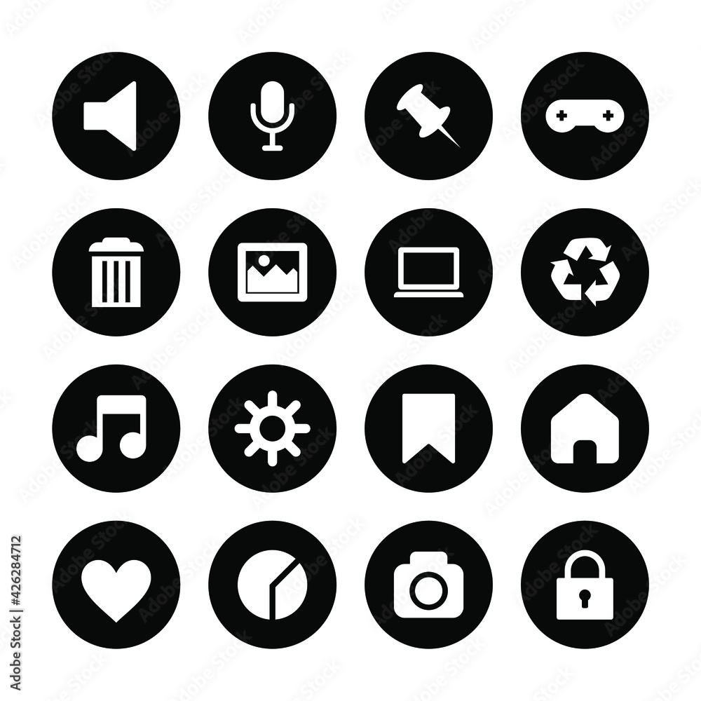 website and internet icon in black color website and internet icon in black color