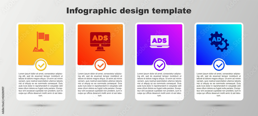 Set Location marker, Advertising, and . Business infographic template. Vector Set Location marker, Advertising, and . Business infographic template. Vector
