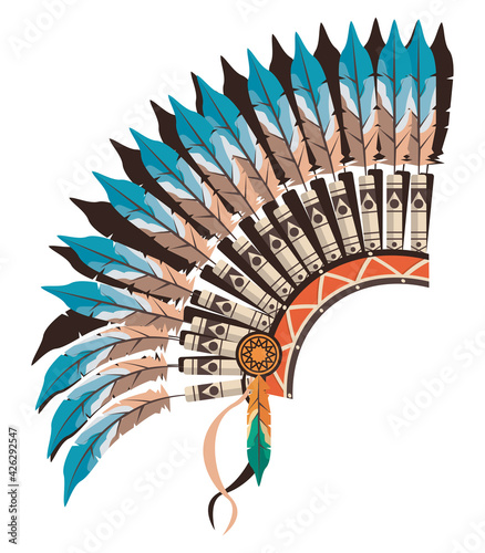 feathers war bonnet