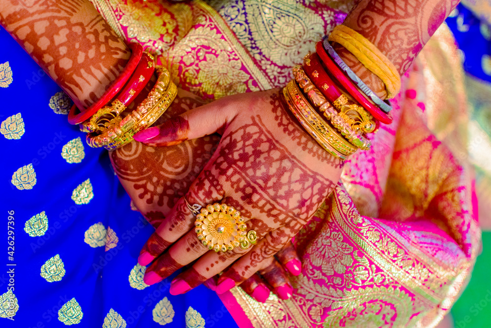 indian bengali hindu bridal makeup and jewellery