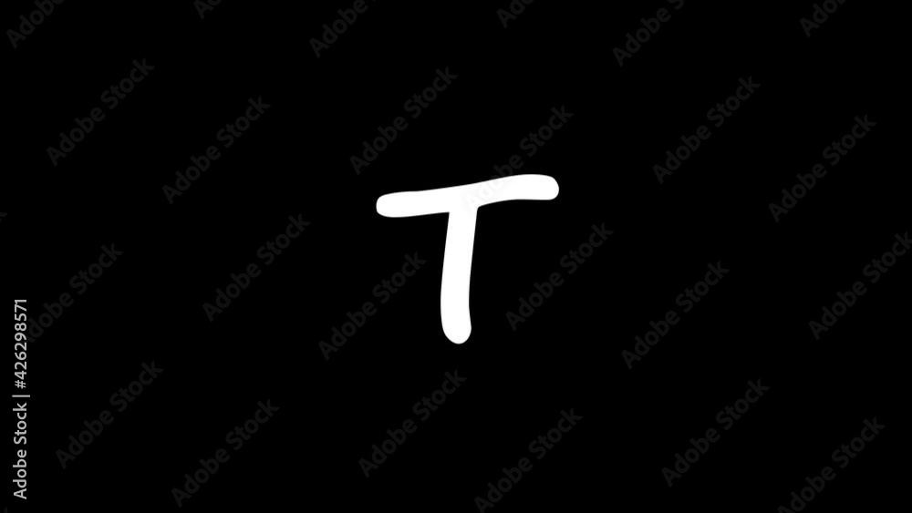 letter T of the English alphabet, learning English alphabet letters.
letter T of the English alphabet, learning English alphabet letters.