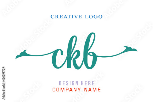 CKB lettering logo is simple, easy to understand and authoritative photo