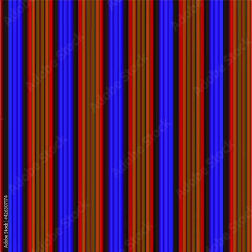 Multicolored vertical stripes. Blusted background 