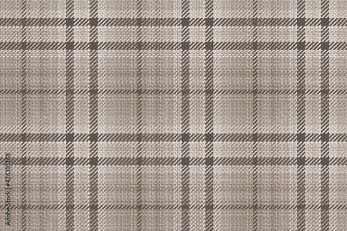 undyed natural linen beige brown colors checkered fabric seamless texture for gingham, plaid, tablecloths, shirts, tartan, clothes, dresses, bedding, blankets