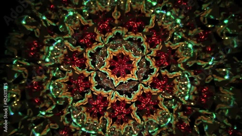 abstract geometric, kaleidoscope toy