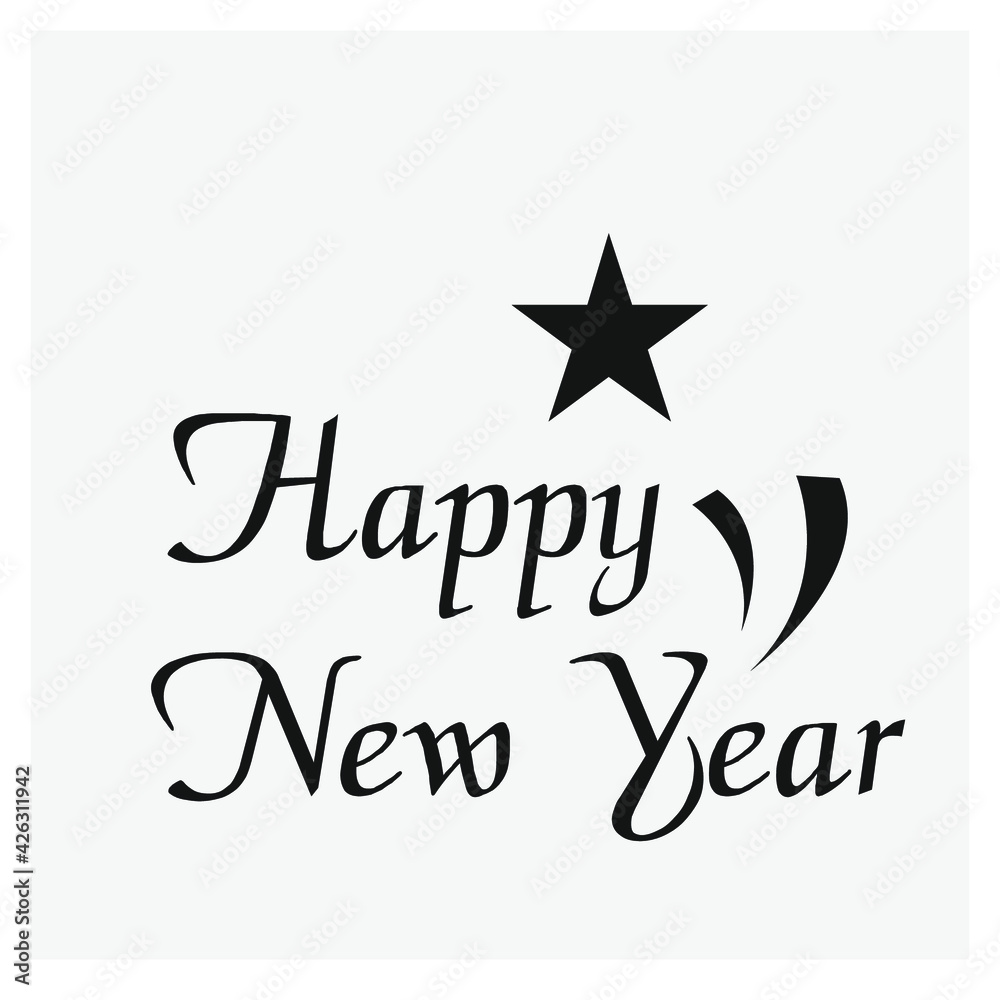 Obraz premium Happy new year