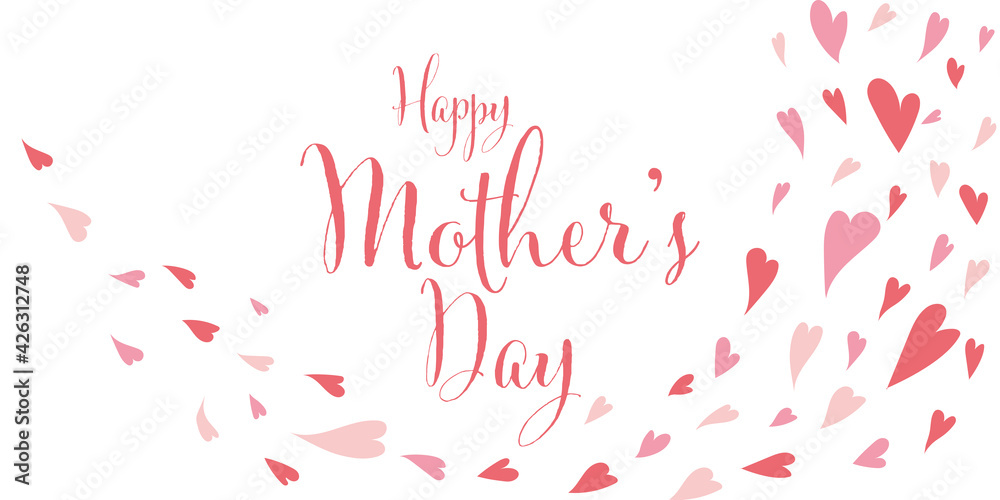 Happy mothers day illustration Happy mothers day illustration