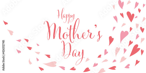 Happy mothers day illustration