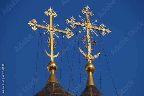 golden domes of orthodox church