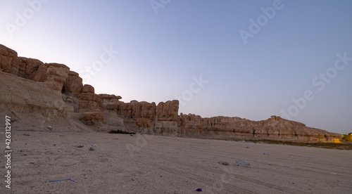 Al Qarah mountain rock formations  Al Hasa Eastern Province of Saudi Arabia