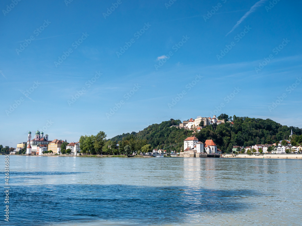 Blick auf die Stadt Passau in Bayern
