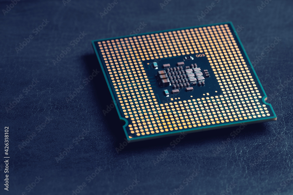 Cpu computer processor macro shot, shallow focus Cpu computer processor macro shot, shallow focus