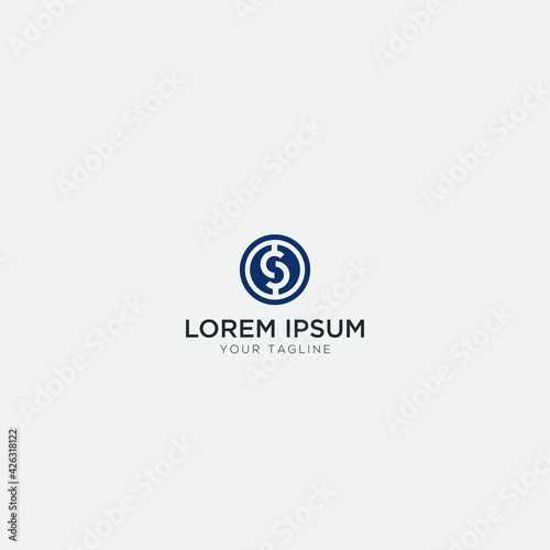 Free Download Simple S logo coin crypto logo modern currency - GFXLoad