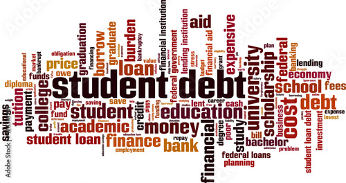Student debt word cloud