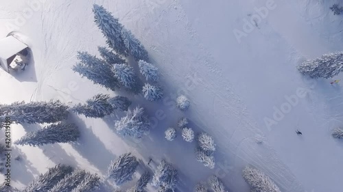 Birdeye View on Ski Resort