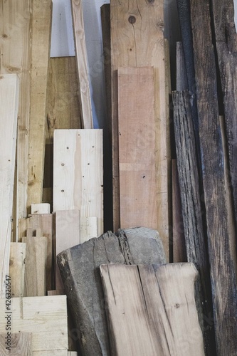 Carpenter in the carpentry in action